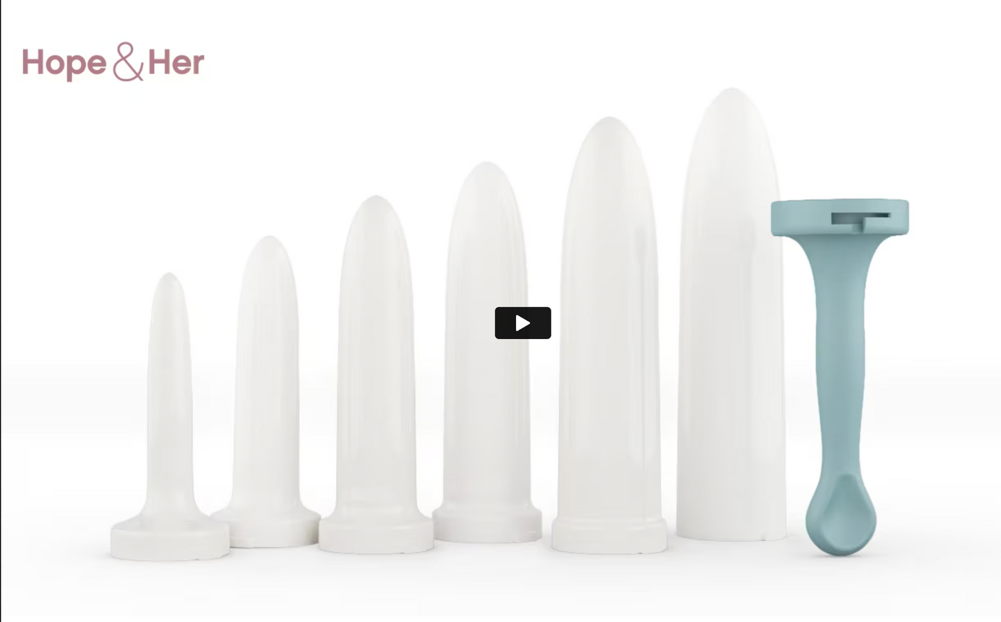 Video overview of dilator set for vaginismus